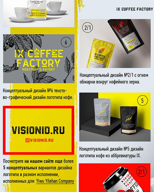 Дизайн упаковки кофе в зернах