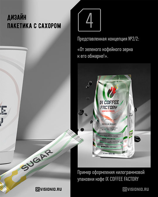 Логотип кофе с вырывающемся пламенем